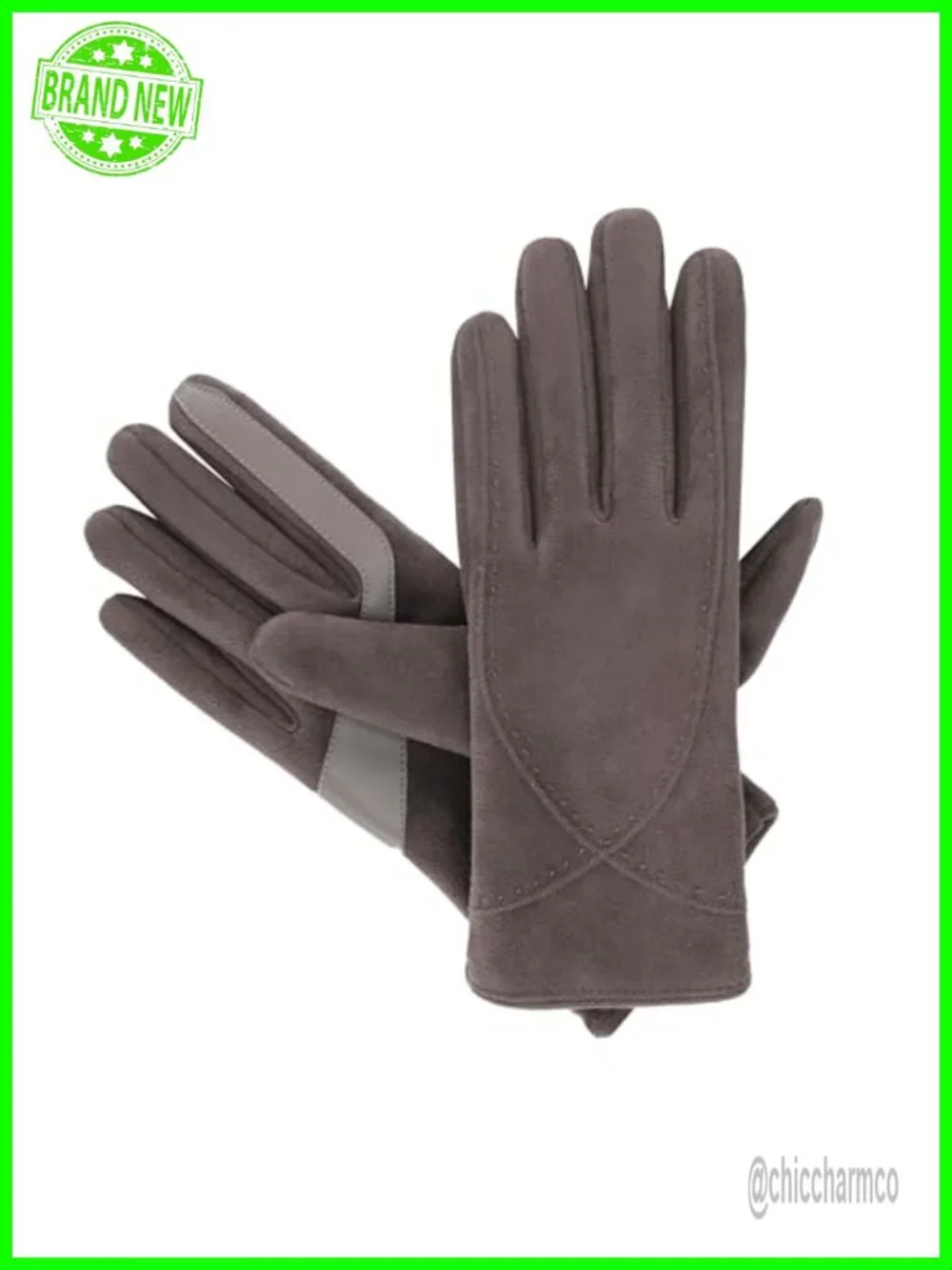 Isotoner Women's Water Repellent Touchscreen Microsuede Shortie Gloves